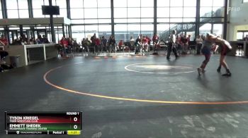 160 lbs Round 1 - Emmett Shedek, McDominate Training Center vs Tyson Kriegel, Tiger Wrestling Club