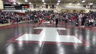 157 lbs Round 1 - Chase Humpal, NH/TV vs Tyler Gillespie, Eddyville-Blakesburg-Fremont
