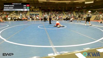 120 lbs Consi Of 4 - Rowan Clagg, Fort Gibson Youth Wrestling vs Ethan Berry, Team Tulsa Wrestling Club