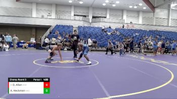 135 lbs Champ. Round 3 - Donavon Allen, Marist vs Adam Heckman, Scrapyard Wrestling Club