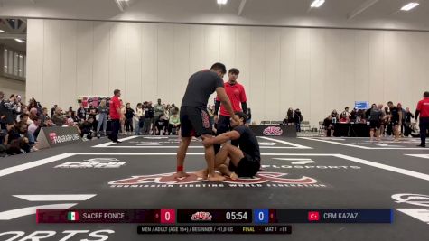 Sacbe Ponce vs Cem Kazaz 2024 ADCC Niagara Open