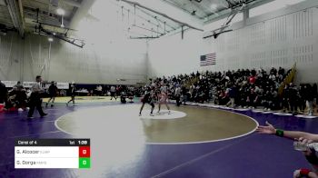 144 lbs Consi Of 4 - Gabe Alcocer, Elmwood Park vs Gino Gorga, Ramapo