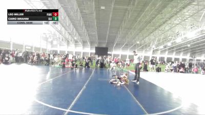 45 lbs Cons. Semi - Cairo Ibrahim, Salt Lake City vs Leo Miller, Payson Lion Wrestling Club