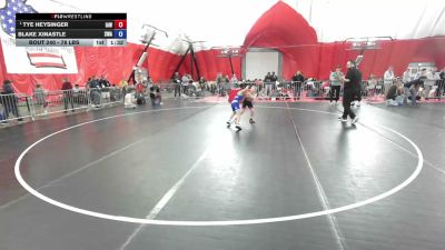 78 lbs Quarters - Tye Heysinger, Immortal Athletic WC vs Blake Xinastle, Summit Wrestling Academy