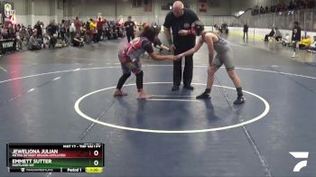 130 lbs 5th Place Match - Emmett Sutter, Hartland WC vs Jeweliona Julian, Metro Detroit Region Affiliated