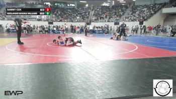 101 lbs Round Of 16 - Sammy Cox, Watonga Youth Wrestling vs Keolahuki`iakawai Williams, Moore JH