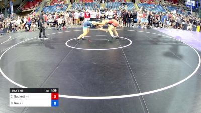 150 lbs Rnd Of 64 - Cole Sackett, MO vs Brock Ross, IL