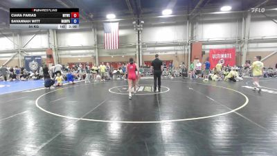 57 kg Rr Rnd 2 - Ciara Farias, Maine Trappers Blue - GHSE vs Savannah Witt, Misfits Kisses - GHSE