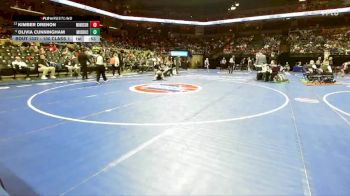 100 Class 1 lbs Cons. Semi - Olivia Cunningham, Mid-Buchanan vs Kimber Drenon, Windsor