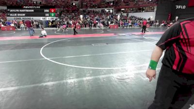 117 lbs Cons. Round 4 - Jaylyn Hartmann, Stoughton Vikings Wrestling Club vs Allie Shaw, Lancaster Wrestling Club