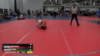 105 lbs Round 2 (6 Team) - Carter Trukovich, Terps Xpress vs Brandon Veno, Team Ohio