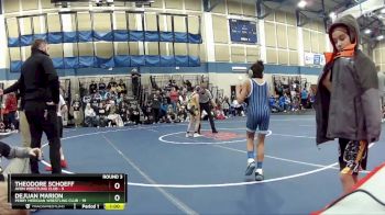 73 lbs Round 3 (4 Team) - Theodore Schoeff, Avon Wrestling Club vs DeJuan Marion, Perry Meridian Wrestling Club