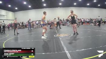 120 lbs Cons. Round 3 - Shad Henry, Unattached vs Charlie Strickland, Iron Tide Wrestling Club