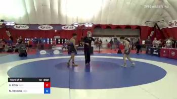 52 kg Round Of 16 - Anthony Knox, Rhino Wrestling LLC vs Noah Koyama, Ascend Wrestling Academy