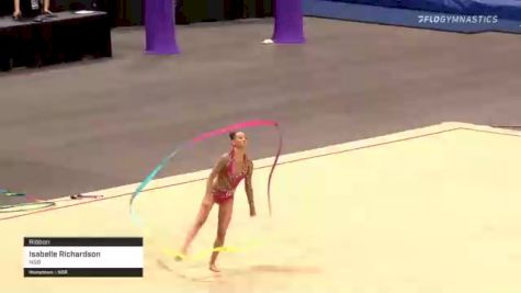 Isabelle Richardson - Ribbon, NSB - 2021 USA Gymnastics Championships