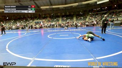 100 lbs Final - Isaiah Stout, F-5 Grappling vs Tajuan Davis, Team Tulsa Wrestling Club