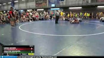 108 lbs Placement Matches (16 Team) - James Sievers, Backyard Brawlers vs Preston Waughtel, Alabama Elite Gold