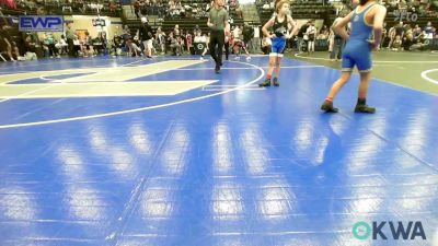 67-70 lbs Consolation - Beau Myers, Bridge Creek Youth Wrestling vs Eli Rabe, Piedmont