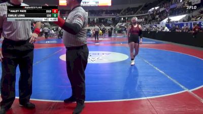 6-7A 152 Quarterfinal - Haley Pate, Brookwood Jr-Sr vs Emilie Long, Smiths Station Hs