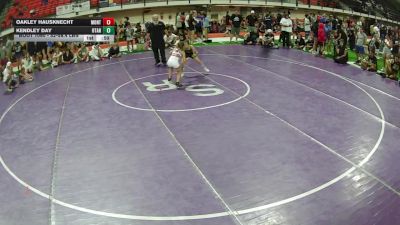 59.9-67.5 lbs Champ. Round 2 - Oakley Hausknecht, Montana vs Kendley Day, Utah