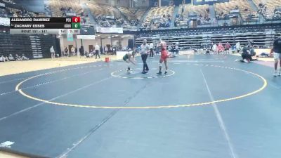 141 lbs Cons. Round 1 - Zachary Esses, Colorado State U Club vs Alejandro Ramirez, Pratt CC