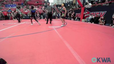 95 lbs Rr Rnd 3 - Kai Weiss, Kansas Mayhem 11u vs Andreaus Rodgers, Blue Knights