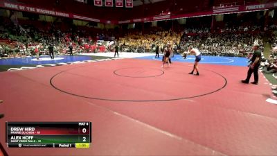 150 lbs D2/d3 - Semi-finals (sat 10:00am.) - Drew Hird, Prairie Du Chien vs Alex Hoff, Saint Croix Falls