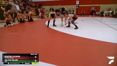 73-76 lbs Round 2 - Hunter Cuckow, Wiggins Youth vs Milton Miller, HRA