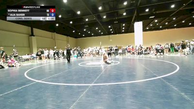 120 lbs Cons. Semis - Sophia Bennett, OK vs Alia Baker, TX
