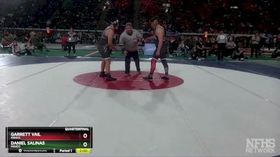 4A 220 lbs Quarterfinal - Garrett Vail, Minico vs Daniel Salinas, Minico
