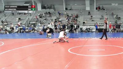 106 lbs Rr Rnd 2 - Cole Lemberg, Gold Standard Wrestling - HSB vs Jax Brentzel, TDWC Maniacs Grey - HSB