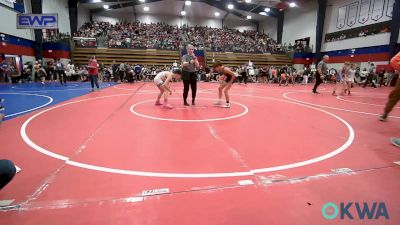 92-98 lbs Quarterfinal - Lane Collett, R.A.W. vs Bradley Egan, Cowboy Wrestling Club