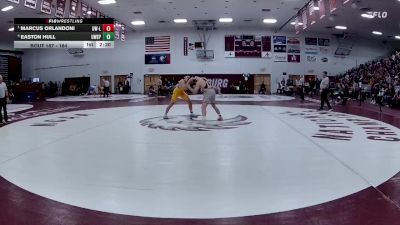 184 lbs Semifinal - Marcus Orlandoni, Wisconsin-La Crosse vs Easton Hull, Wisconsin-Stevens Point