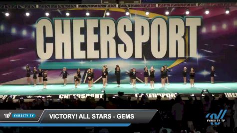 Victory! All Stars - Gems [2022 L1 Mini - Novice - Restrictions - D2 Day 1] 2022 CHEERSPORT Greensboro State Classic