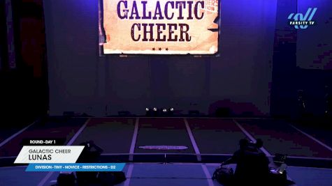 Galactic Cheer - Lunas [2024 L1 Tiny - Novice - Restrictions - D2 Day 1] 2024 NCA Lonestar Classic