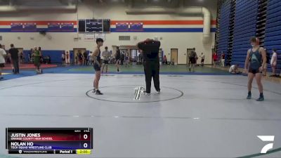 120 lbs Champ. Round 1 - Justin Jones, Orange County High School vs Nolan Ho, Tech Squad Wrestling Club