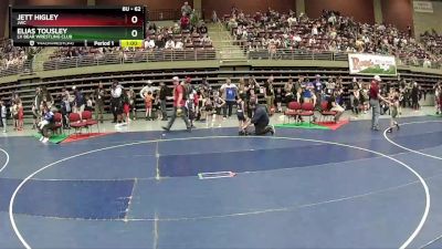 62 lbs Cons. Round 3 - Jett Higley, JWC vs Elias Tousley, LV Bear Wrestling Club