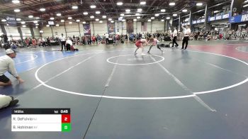 145 lbs Consi Of 32 #2 - Richie DeFulvio, NJ vs Brady Hohlman, NY