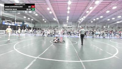 85 lbs Rr Rnd 1 - Evan Lichtenwalner, Grit Mat Club Blue vs Preston Silva, Ruthless Black