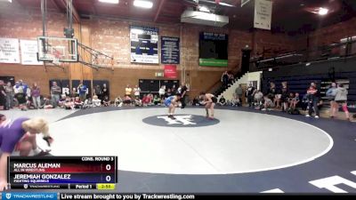 126 lbs Cons. Round 3 - Jeremiah Gonzalez, Fighting Squirrels vs Marcus Aleman, All In Wrestling