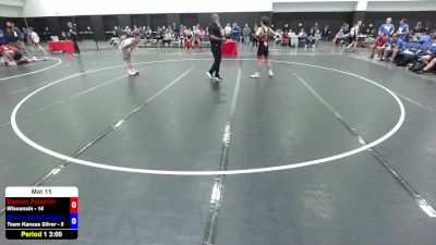 132 lbs Easton Felchlin, Wisconsin vs Ethan Worthington, Team Kansas Silver