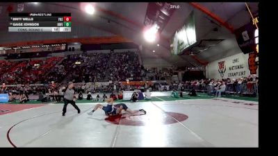 4A 165 lbs Cons. Round 2 - Britt Wells, Filer vs Gaige Johnson, Bonners Ferry