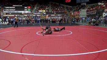 106 lbs Champ. Round 1 - Cael Rowley, Chapman Hs vs Luke Martin, Andale