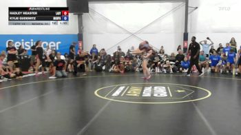 53 lbs Rr Rnd 5 - Hadley Heaster, Lady Warriors United - W vs Kylie Gudewitz, MGW Monkey Business - W