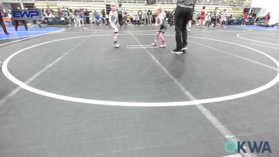 43 lbs Consi Of 8 #2 - Sadie Beavers, Harrah Little League Wrestling vs Keegan Cox, F-5 Grappling