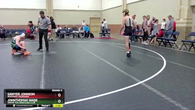 Round 5 - Johnthomas Wade, Swamp Fox Wrestling Club vs Sawyer Johnson, Rockmart Takedown