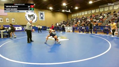 126 lbs Champ. Round 1 - Bryan Bustos, Sunnyside vs Nate Galindo, Dos Palos