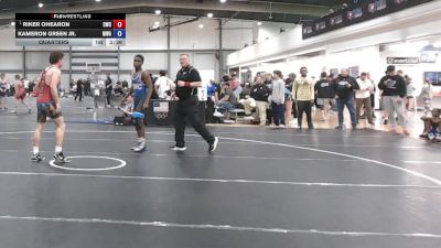 65 kg Quarters - Riker Ohearon, Champions Wrestling Club vs Kameron Green Jr., MWC Wrestling Academy