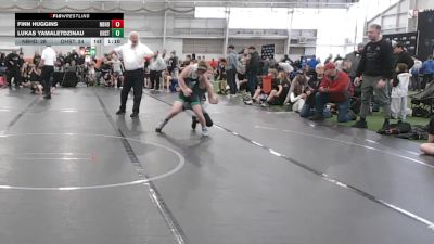 84 lbs Round 4 (6 Team) - Finn Huggins, Neighborhood Wrestling vs Lukas Yamaletdzinau, Ohio Stingers