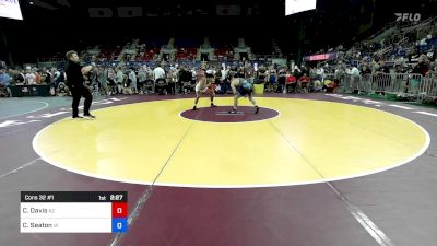 132 lbs Cons 32 #1 - Christian Davis, AZ vs Cale Seaton, IA